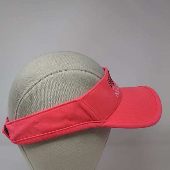 Eagle Lakes Golf Club Strapback Visor Hat Pink One Size Under Armour - Picture 5 of 9